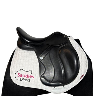 Bates Wide/Cob All Purpose GP Opulence Leather Black 17.5" ADJ 2 | Saddles Direct