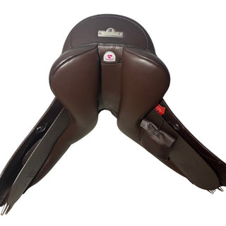 Bates Wide/Cob All Purpose GP Opulence Leather Brown 17" ADJ 9 | Saddles Direct