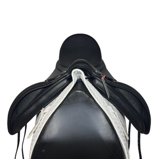 Bates Wide/Cob Dressage Heritage Leather Black 17.5" ADJ 3 | Saddles Direct