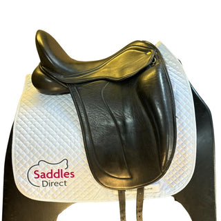 Black Black Country Adelinda Dressage Black 17.5" W 2 - Saddles Direct