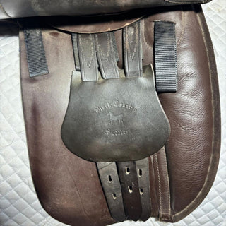 Black Country Classic Suede Working Hunter/Show Brown 16.5" M 8 | Saddles Direct