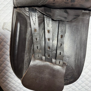 Black Country Classic WH/Show Brown 16.5" W 6 | Saddles Direct