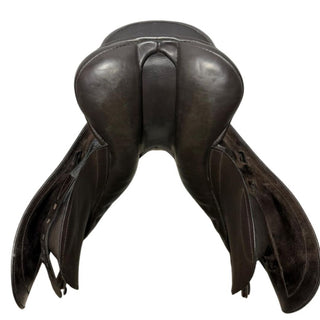 Black Country Etienne *Long Flap - Native Tree* Hunter Jump Brown 15" W 9 | Saddles Direct