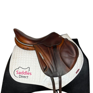 Butet Monoflap Jump Brown 17.5" MW 2 | Saddles Direct