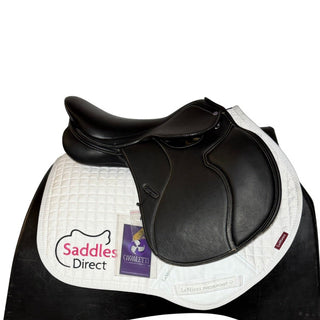 Cavaletti Collection Covered Leather Jump Black 16.5" ADJ 2 | Saddles Direct