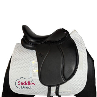 Cavaletti Collection Covered Leather Pony Dressage Black 16" ADJ 2 | Saddles Direct
