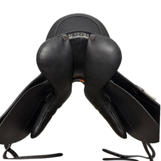 Cavaletti Collection Covered Leather Pony Dressage Black 16" ADJ 9 | Saddles Direct