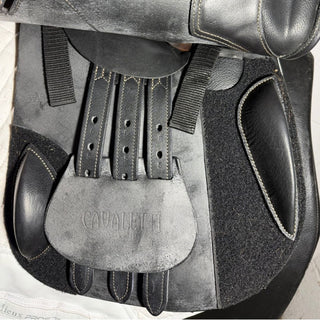 Cavaletti Collection Dual Flap Jump Black 17.5" ADJ 8 | Saddles Direct