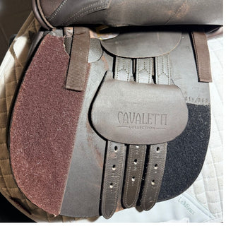 Cavaletti Collection Dual Flap Jump Brown 17.5" ADJ 7 | Saddles Direct
