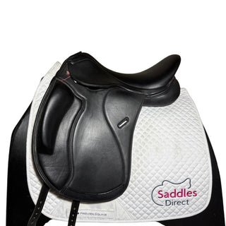 Cavaletti Collection Monoflap Dressage Black 17" ADJ 1 | Saddles Direct