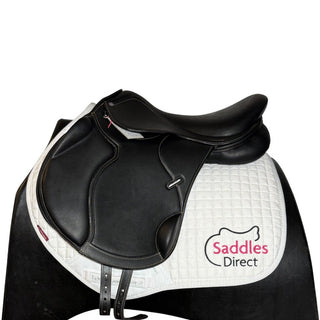 Cavaletti Collection Monoflap Jump Black 17" ADJ 1 | Saddles Direct