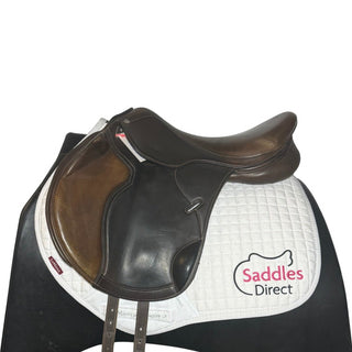 Cavaletti Collection Monoflap Jump Brown 17.5" ADJ 1 | Saddles Direct