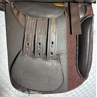 Cavaletti Collection Show Saddle Brown 15" ADJ 7 | Saddles Direct