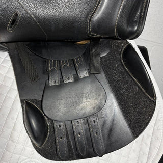 Black Cavaletti Dual flap Jump Black 17" ADJ 6 - Saddles Direct