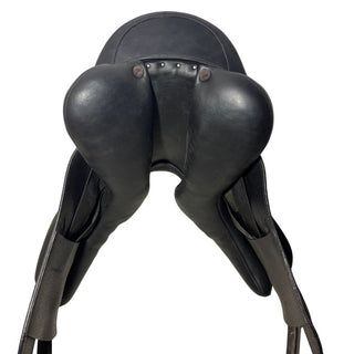 Cavaletti Monoflap Dressage Black 16" ADJ 7 | Saddles Direct