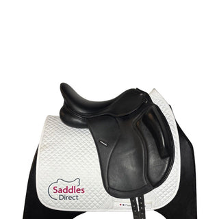 Cavaletti Monoflap Dressage Black 16" ADJ 2 | Saddles Direct