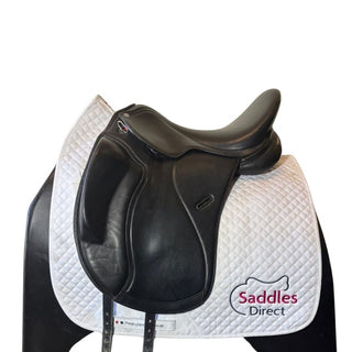 Cavaletti Monoflap Dressage Black 16.5" ADJ 1 | Saddles Direct