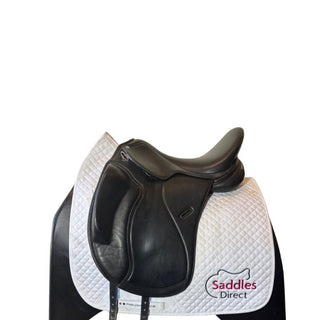 Cavaletti Monoflap Dressage Black 16.5" ADJ 1 | Saddles Direct