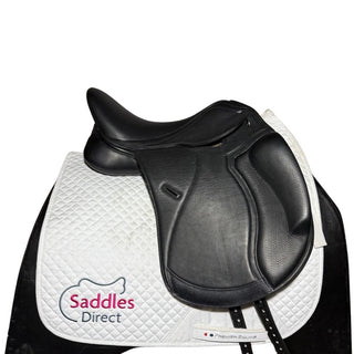 Cavaletti Warmblood Monoflap Dressage Black 16" ADJ 2 | Saddles Direct