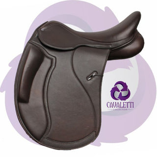 Cavaletti Collection Dressage Monoflap Brown 17.5" ADJ