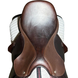 Childeric CFXL Monoflap Jump Brown (Generous 17" Seat) 17.5" W 4 | Saddles Direct
