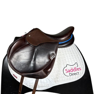 Childeric CFXL Monoflap Jump Brown (Generous 17" Seat) 17.5" W 1 | Saddles Direct