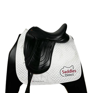 Black Comfort Cadence Elite Monoflap Dressage Black 16.5" W 1 - Saddles Direct