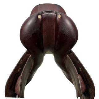CWD Close Contact Flat Seat Jump SE03 Brown 17" MW 9 | Saddles Direct