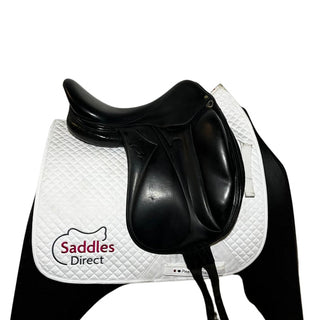 Devoucoux Makila 3A Black 18" FITS 17.5" generous M 2 | Saddles Direct