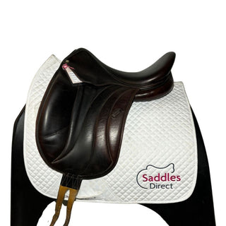 Brown Devoucoux Milady Dressage Brown 17.5" MW 1 - Saddles Direct