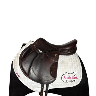 Equipe EK Class Monoflap Jump Cross - Country Brown 17.5" MW +1 1 | Saddles Direct