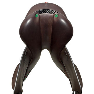 Equipe EK Class Monoflap Jump Cross - Country Brown 17.5" MW +1 7 | Saddles Direct