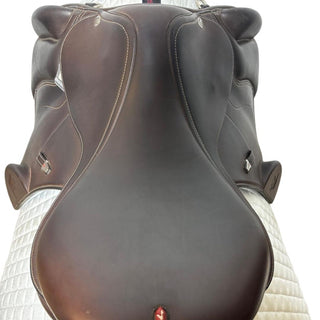 Equipe EK Class Monoflap Jump Cross - Country Brown 17.5" MW +1 6 | Saddles Direct
