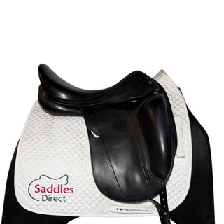 Equipe Emporio +2 Dressage Black 17.5" W 2 | Saddles Direct