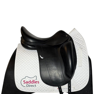 Equipe Emporio Monoflap Dressage Black 17" +2 W 2 | Saddles Direct