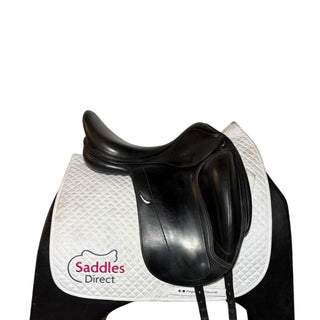 Equipe Emporio Monoflap Dressage Black 17.5" XW +3 2 | Saddles Direct