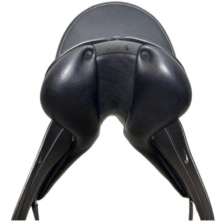 Equipe Emporio Monoflap Short Flap Dressage Black 17" +1 MW 7 | Saddles Direct