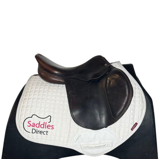 Equipe Evolution Dual Flap Jump Brown 16.5" +3.5 2XW 2 | Saddles Direct
