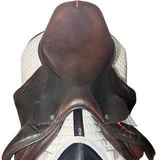 Equipe Evolution Dual Flap Jump Brown 16.5" +3.5 2XW 4 | Saddles Direct