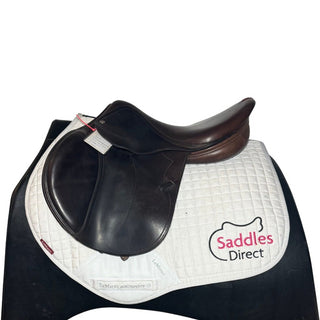 Equipe Evolution Dual Flap Jump Brown 16.5" +3.5 2XW 1 | Saddles Direct
