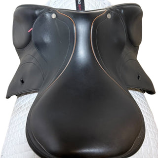 Equipe Expression Dual Flap Jump Black 16.5" W +2 6 | Saddles Direct