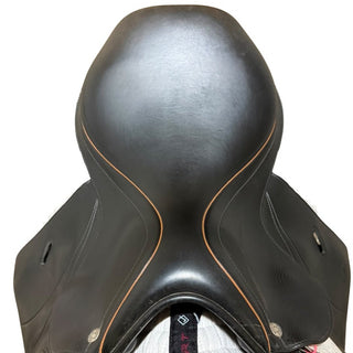 Equipe Expression Dual Flap Jump Black 16.5" W +2 4 | Saddles Direct