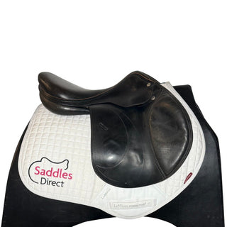Equipe Expression Dual Flap Jump Black 17" +2 W 2 | Saddles Direct