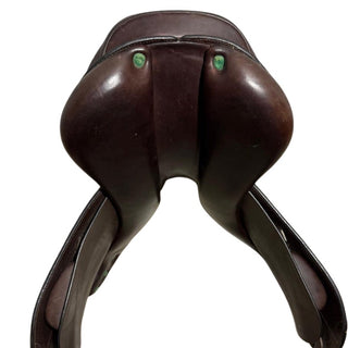 Equipe Expression Jump Brown 17.5" XW +3 9 | Saddles Direct