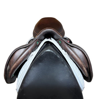 Equipe Expression Jump Brown 17.5" XW +3 3 | Saddles Direct