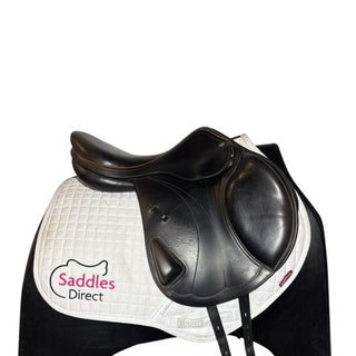 Equipe Expression Monoflap Jump Black 16.5" MW +1 2 | Saddles Direct