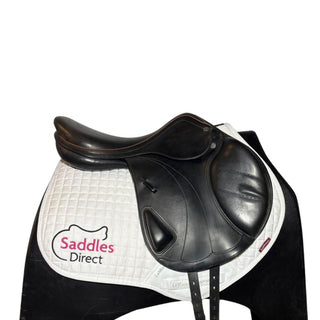 Equipe Expression Monoflap Jump Black 17.5" M 2 | Saddles Direct