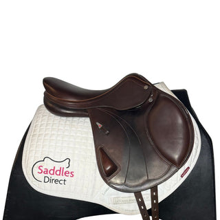 Equipe Expression Monoflap Jump Brown 16.5" +1 MW 2 | Saddles Direct