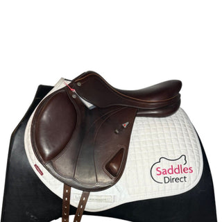 Equipe Expression Monoflap Jump Brown 16.5" +1 MW 1 | Saddles Direct