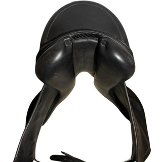 Equipe Glamour Monoflap Dressage Black 17.5" MW +1 5 | Saddles Direct